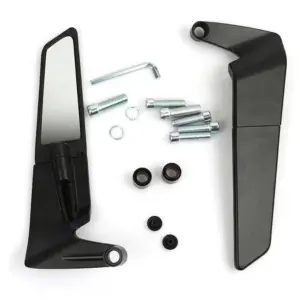Stealth Mirror 2.0 Yoke Fitting Universal Convex Rearview Mirror Side Mirrors -