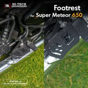 Super Meteor 650 Footrest- Ftr 734 Ht Exhaust Set Of -2