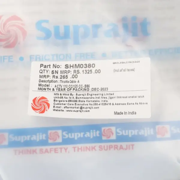 Suprajit Accelerator Cable -a For Activa 110 Bs6, Activa 125 Bs6 - Image 3