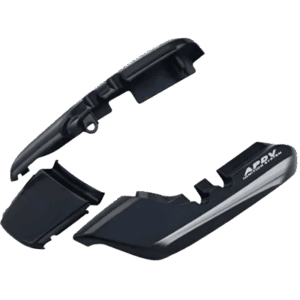 Tail Panels Set Black (gray Stk) Sai Splendor Pro - Genuine