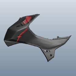 Tank Cover Left Side Mat Black For Xtreme Stealth 160r | Xtreme 160r | Hero