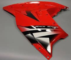 Tank Side Fairing Left Hand Passion Red For Bajaj Pulsar Rs200