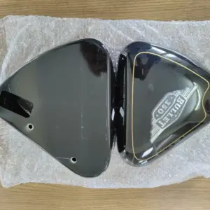 Tool Box With Sticker Black For Bullet 350ks | Royal Enfield