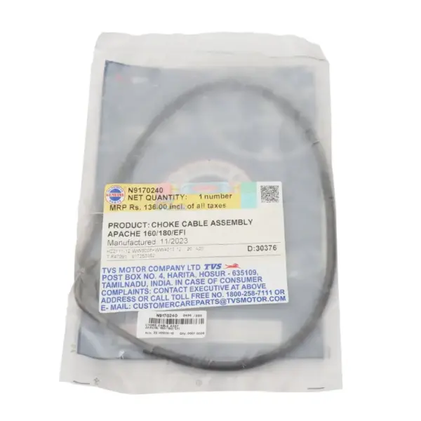 Tvs Choke Cable For Apache 160, Apache 180, Apache Fi - Image 3