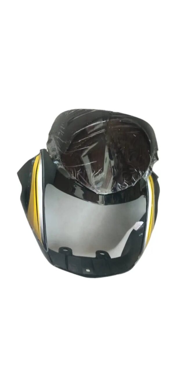 Tvs Star City Headlight Visor, Fairing, Mask Yellow Sticker