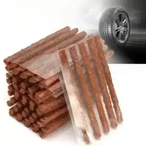 Tubeless Tyre Puncture Repair Rubber Strips Plug Sealing Strings For Car, Suv, Bike And Motorcycle (60 Pcs, 10 Cm)