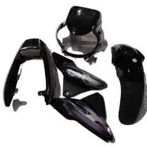 Black & Purple Full Body Kit For Bajaj Discover 125cc U21
