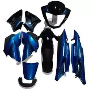 Black & Tacno Blue Full Body Kit For Hero Glamour Type 7 U63