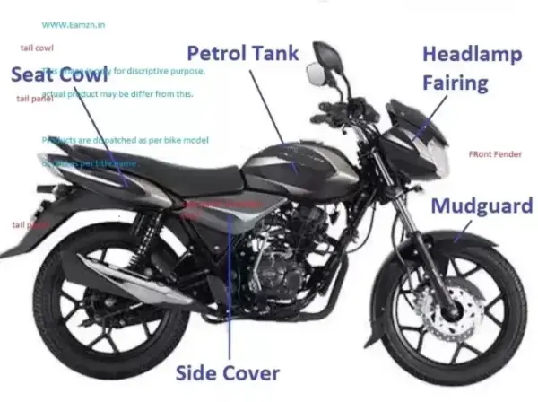 Full Body Kit For Tiger Rx100 Export Silver - Image 2