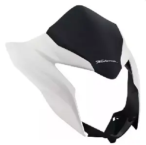 Headlight Visor For Cb Twister White Uf158d