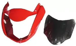 Headlight Visor For Cbz Extreme Red Uf178a
