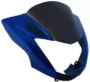 Headlight Visor For Glamour Black & Blue Uf166