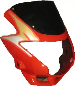Headlight Visor For Glamour Red Uf162c