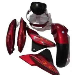 Red Full Body Kit For Bajaj Discover 135cc U23