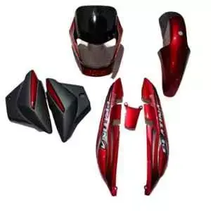 Red Full Body Kit For Bajaj Platina U48