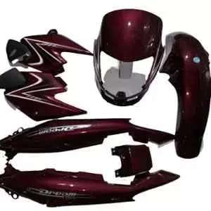 Red Full Body Kit For Honda Dream Yuga U40