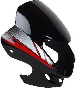 Visor For Cd Deluxe Nm Black Red