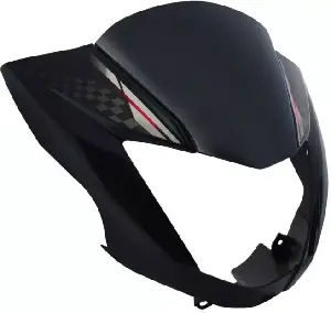Visor For Glamour Nm Black Red