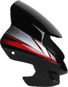 Visor For Hf Deluxe Black Red