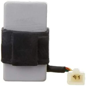 Uno Minda Cd-1005 Cdi - Grey Case, 5 Pin White + 2 Pin Wire White Coupler For Bajaj-caliber 115 (white & Grey)
