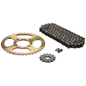 Uno Minda Ch-2015 Chain Sprocket Kit R428 Size-112l/13t/41t(4h) For Tvs Ax100 (all Model)