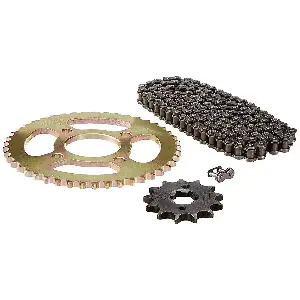 Uno Minda Ch-2022 Chain Sprocket Kit R428h Size-118l/13t/44t(4h) For Tvs Apache Nov'06 Onwards
