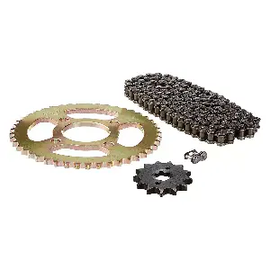 Uno Minda Ch-2028 Chain Sprocket Kit For Tvs Apache New Rtr Refresh, Efi