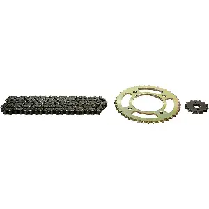 Uno Minda Ch-4005 Chain Sprocket Kit R428 Size-118l/14t/41t(4h) For Honda Dream Yuga 110, Livo 110