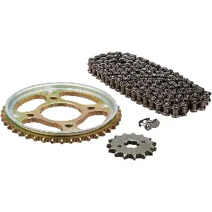 Uno Minda Ch-4009 Chain Sprocket Kit R428h Size-126l/15t/42t(4h) For Honda Unircon, Dazzler 150