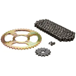 Uno Minda Ch-5002 Chain Sprocket Kit R428 Size-106l/14t/42t(4h) For Hero Cd100 Y2k, Joy, Cd Dawn