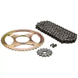 Uno Minda Ch-5003 Chain Sprocket Kit R420 Size-108l/14t/44t(4h) For Hero Passion Pro, Cd Deluxe, Splendor I-smart,passion Pro Tr 100 Cc