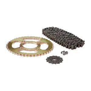 Uno Minda Ch-5010 Chain Sprocket Kit For Hero Cbg Xtreme, Hunk 150