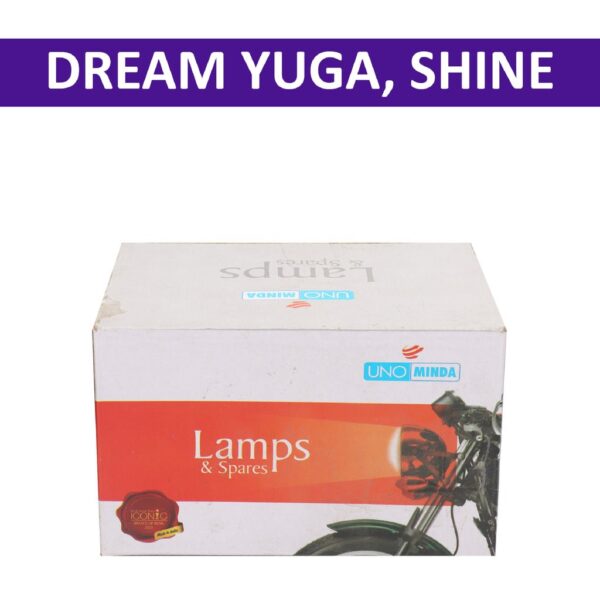 Uno Minda Head Light Assembly For Dream Yuga, Shine - Image 2