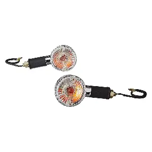 Uno Minda Il-7018b Amber Lens Blinker Lamp Assembly Rear Rh For Royal Enfield Bullet Thunderbird (set Of 2 Pcs)