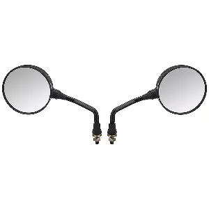 Uno Minda Rv-1005rd  Shatterproof Rear View Mirror For Bajaj Cng 3 Wheeler-pack Of 2 Pcs