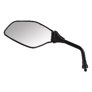 Uno Minda Rv-1007r Rear View Mirror Shatterproof Glass For Bajaj Discover 125,150 (black)