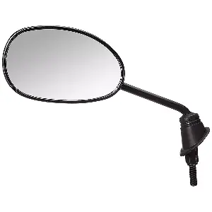 Uno Minda Rv-2010l-blk Shatterproof Rear View Mirror Black For Tvs Jupiter,wego