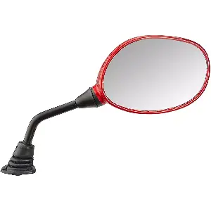 Uno Minda Rv-2010l-red Shatterproof Rear View Mirror Red For Tvs Jupiter,wego