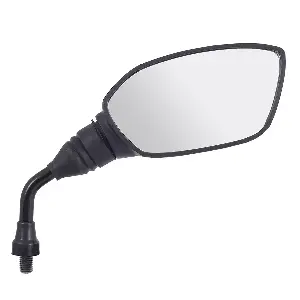 Uno Minda Rv-2012r Rear View Mirror Shatterproof Glass For Tvs Star City (black)