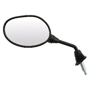 Uno Minda Rv-4002bl Rear View Mirror With Rubber Cap For Honda Activa New Model (black)