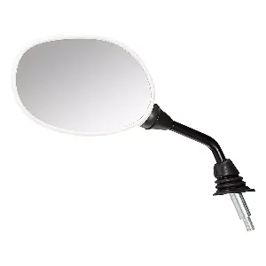 Uno Minda Rv-4002l Rear View Mirror Without Rubber Cap For Honda Activa New Model (white)