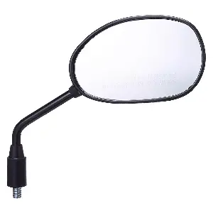 Uno Minda Rv-5006r Rear View Mirror Shatterproof Glass For Hero Splendor Plus (black)