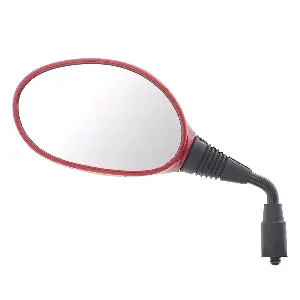 Uno Minda Rv-5010l-cred  shatterproof Rear View Mirror (cb.red) For Hero Passion Pro