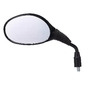 Uno Minda Rv-5010l Rear View Mirror Shatterproof Glass For Hero Passion Pro, Splendor Pro (black)
