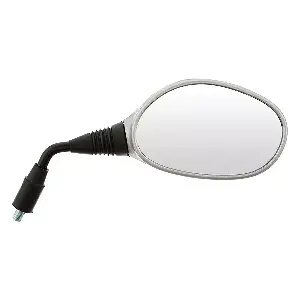 Uno Minda Rv-5010r-slvr Rear View Mirror Shatterproof Glass For Hero Passion Pro (silver)