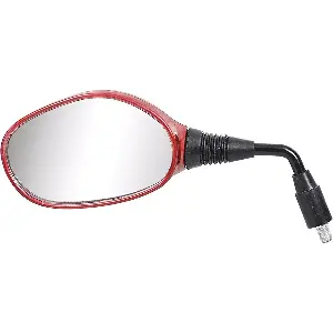 Uno Minda Rv-5011l-cred  shatterproof Rear View Mirror (cb.red) For Hero Glamour