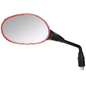 Uno Minda Rv-5012l-red  shatterproof Rear View Mirror (sports.red) For Hero Cbg Xtreme