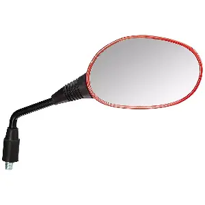 Uno Minda Rv-5012r-red  shatterproof Rear View Mirror For Hero Cbg Xtreme