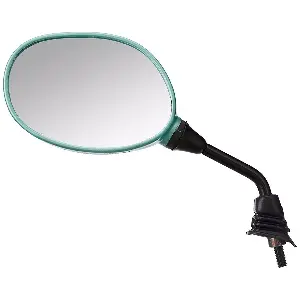 Uno Minda Rv-5013lh-grn  shatterproof Rear View Mirror (green)  for Hero Pleasure