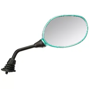 Uno Minda Rv-5013rh-grn  shatterproof Rear View Mirror (green)  for Hero Pleasure